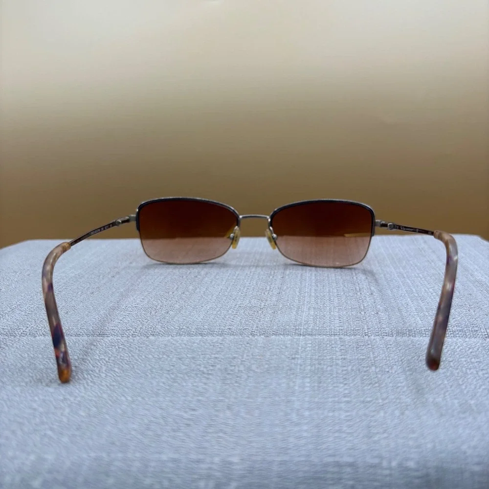 Vintage Tres Jolie Marchon 162 Glasses Frames Womens 52-17-135 Brown Y2K Retro